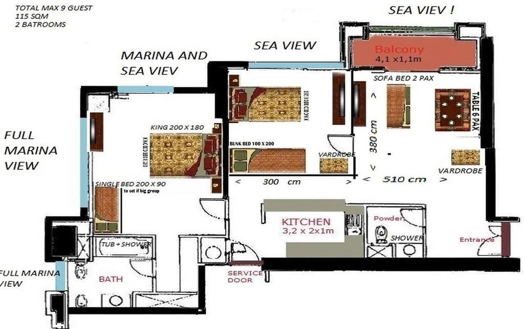 Apartamento Jbr Beach Walk Rimal 3 Dubái Exterior foto